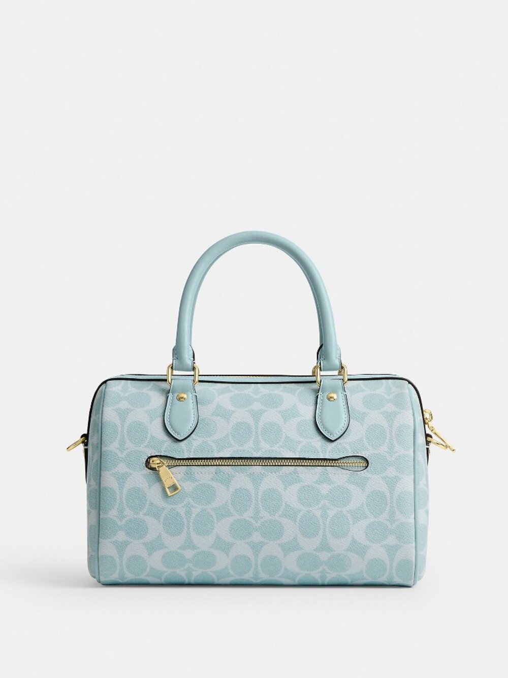 Coach Outlet Rowan Satchel Bag In Signature Canvas - Picture 9 of 9